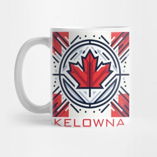 Kelowna BC Canada Flag Mug